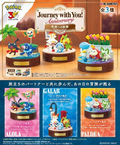 Pocket Monsters - Pokémon 30th Anniversary - Pokémon Journey with You! Anniversary Mirai e no Tabiji (Re-Ment)