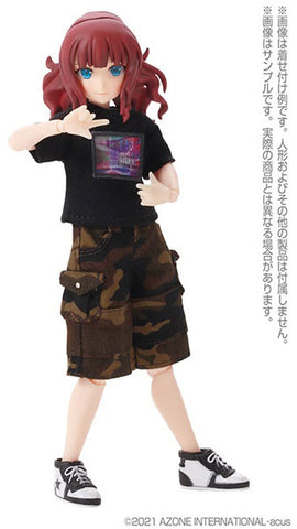 Picco Neemo Wear 1/12 Graphic T-shirt Black x Purple (DOLL ACCESSORY)