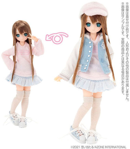 Picco Neemo Wear 1/12 Fanny Fanny Pastel Sneakers Saxe Blue x Pastel Pink (DOLL ACCESSORY)