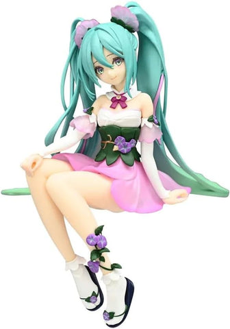 Piapro Characters - Hatsune Miku - Flower Fairy - Noodle Stopper Figure - Asagao, Pink ver. (FuRyu)