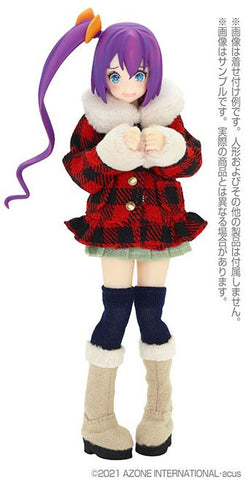 Picco Neemo Wear 1/12 Wicked Style Fur Suede Boots Beige (DOLL ACCESSORY)