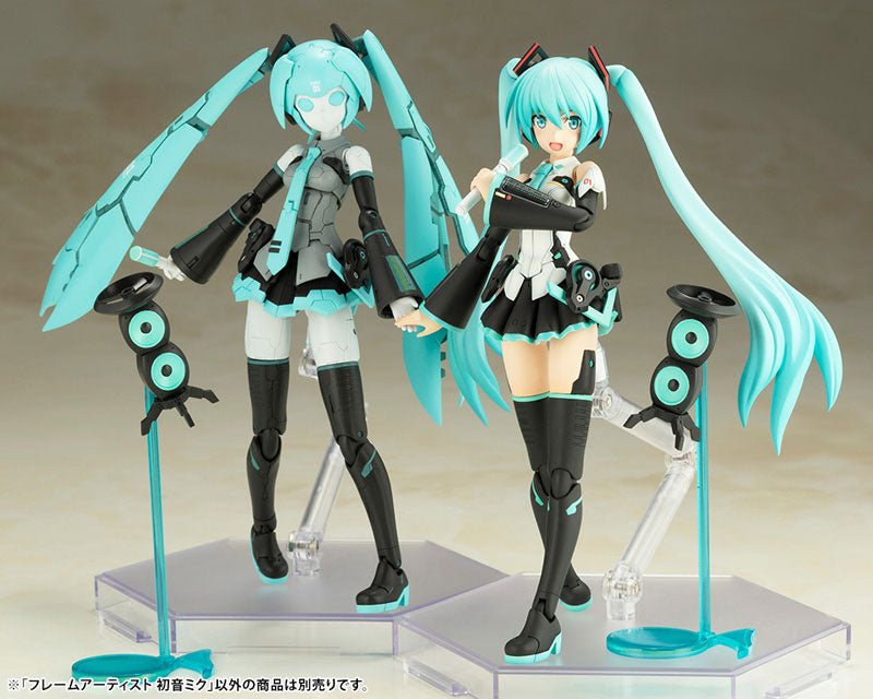 【新品】フレームアームズ　フレームアーティスト　初音ミク 1/100 フレームアーティスト 初音ミク｜フレームアームズ｜ロボット