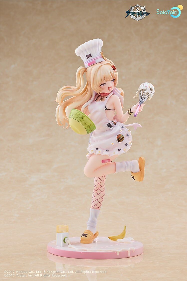 【新品・未開封】　BACHE　スイーツシェフ　フィギュア　ぬいぐるみ付 Azur Lane - Bache - 1/7 - Anniversary Illustration Ver. with