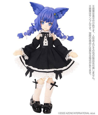 Picco Neemo Wear 1/12 Rosalind One-piece Dress set Black (DOLL ACCESSORY)