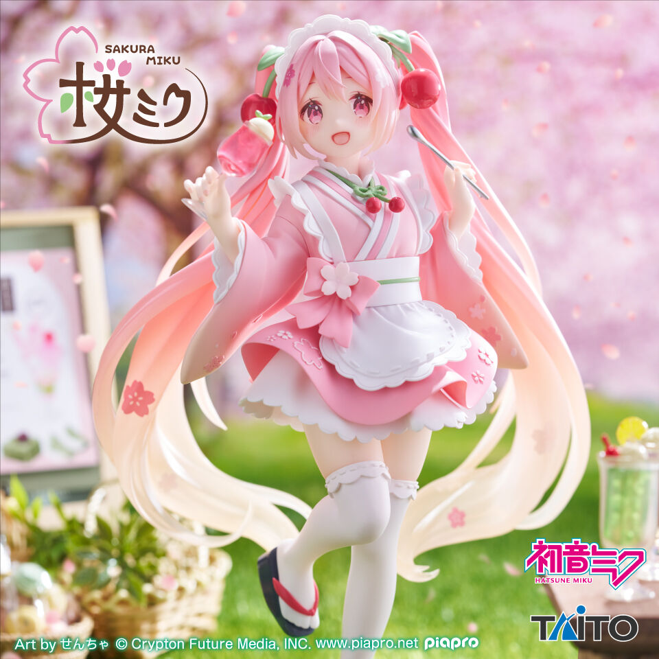 Vocaloid - Hatsune Miku - Coreful Figure - Sakura, Wafuu Kissa ver