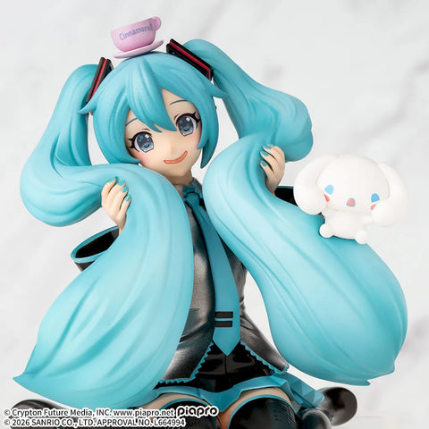 Cinnamoroll - Piapro Characters - Hatsune Miku - Hatsune Miku x Cinnamoroll - Premium Chokonose Figure - Mofutto ver. (Sega Fave)