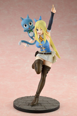 Fairy Tail - Happy - Lucy Heartfilia - 1/8 - Wink Ver. (Bell Fine)