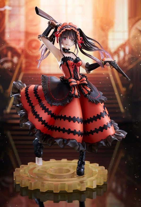 kurumi black dress Anime DATE A LIVE Tokisaki Kurumi Black Dress 19.5cm PVC Figure New in Box
