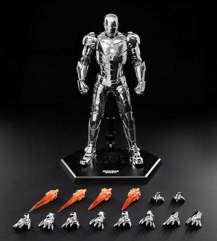 Marvel Studios' The Infinity Saga - DLX Iron Man Mark 2 - Chrome Edition (Threezero)