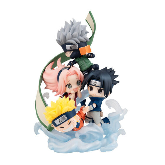 Megahouse Naruto Cat Figure XL 4 Pieces - Naruto/ Kakashi/ newest Sasuke/ Sakura