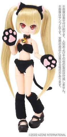 Picco Neemo Wear 1/12 Cat Girl set Black (DOLL ACCESSORY)
