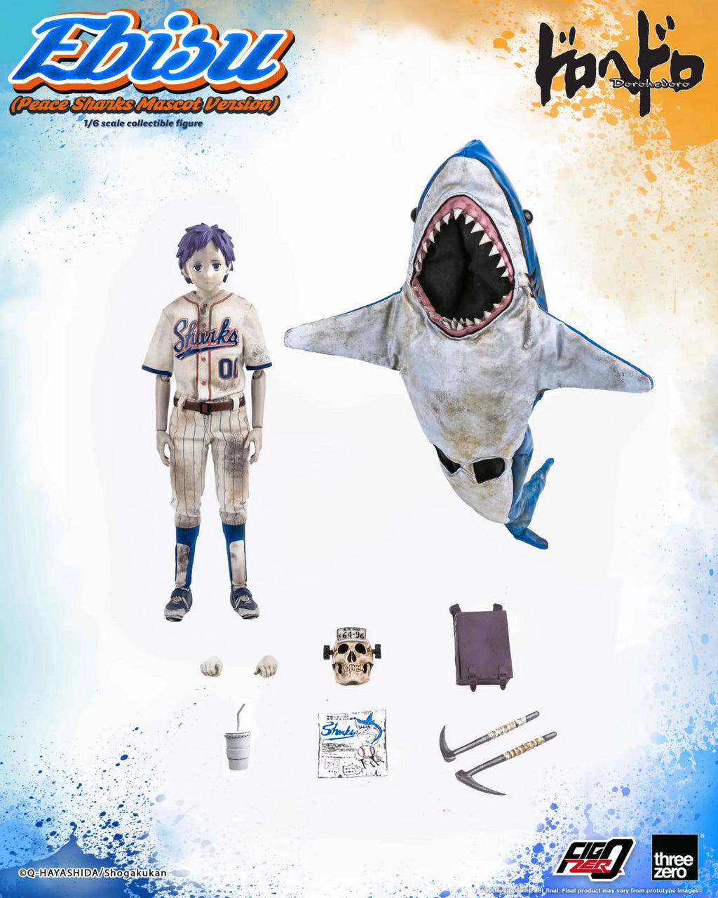 Dorohedoro - Ebisu - FigZero - 1/6 - Peace Sharks Mascot Version 