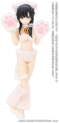 Picco Neemo Wear 1/12 Cat Girl set White (DOLL ACCESSORY)