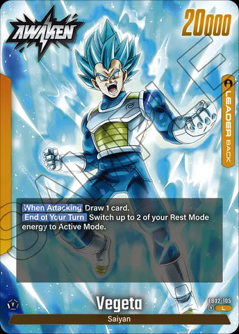 FB02-105 - Vegeta - L - Japanese Ver. - Dragon Ball Super