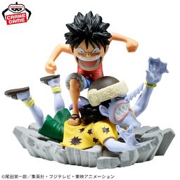 One Piece - Arlong - Monkey D. Luffy - Log Stories - World Collectable Figure (Bandai Spirits)