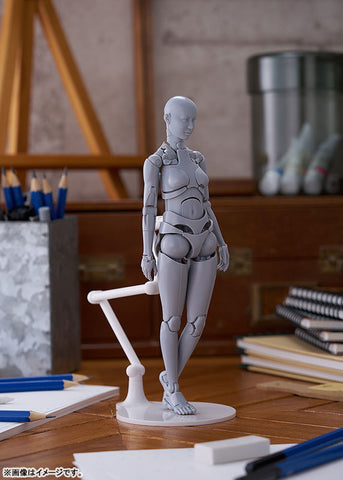Nishimura Style Drawing Doll Olive - Gray (Good Smile Company, Max Factory)
