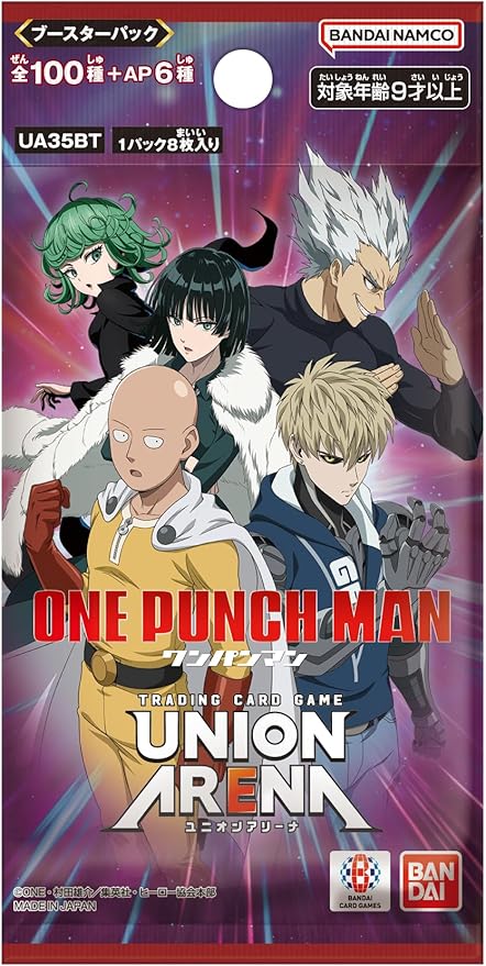 one punch man union arena booster box One Punch Man Union Arena Trading Card Game Booster Pack