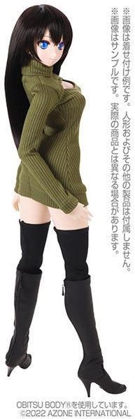 1/3 Scale AZO2 Turtleneck One-piece Dress Khaki (DOLL ACCESSORY