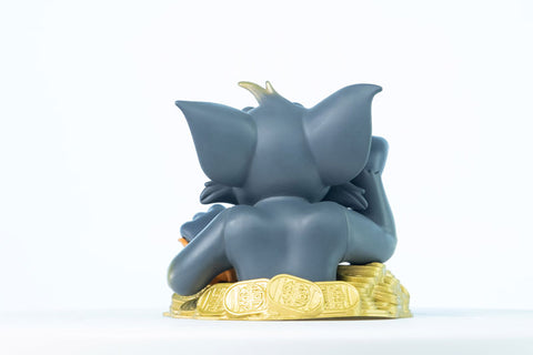 Tom and Jerry - Mini Bust: Tom and Jerry Maneki Neko (Lights Off Color)