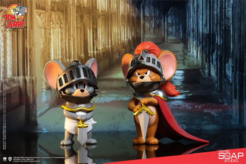 "Tom and Jerry" Statue Jerry and Tuffy (Royal Coat)