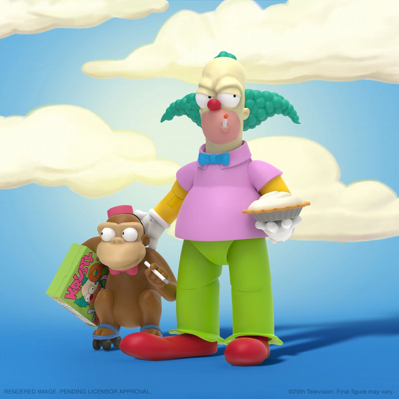The Simpsons / Krusty the Clown Ultimate 7 Inch Action Figure 