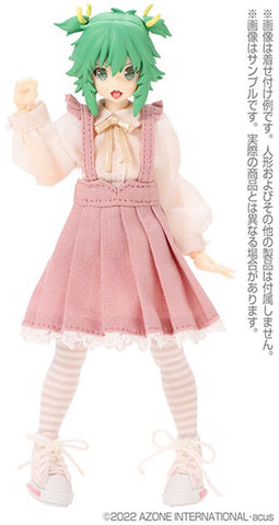 Picco Neemo Wear 1/12 Sheer Jumper Skirt set Pink x Light Pink (DOLL ACCESSORY)