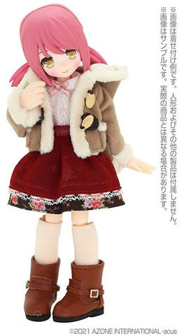 Picco Neemo Wear 1/12 Romantic Girly! Dress-up Mood set Pastel Pink x Strawberry Red (DOLL ACCESSORY)