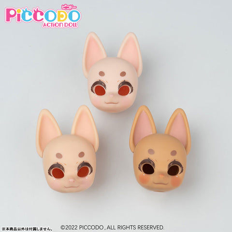 PICCODO Series Deformed Style Doll's Resin Head FURRY FOX (w/Makeup Ver.) Doll White