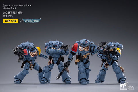 JOYTOY x Warhammer 40000 1/18 Space Wolf Battle Pack, Hunter Pack