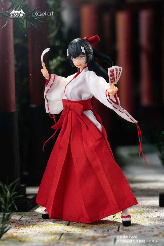 Pocket Art Series PA005 - Exorcism Shrine Maiden - Tsubaki - 1/12 (HASUKI)