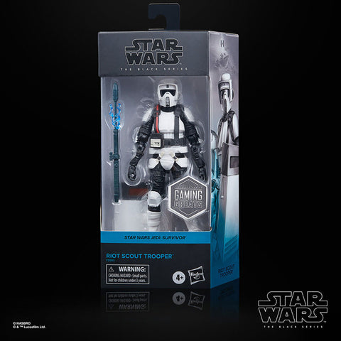 Star Wars BLACK Series 6 Inch Action Figure /Gaming Greats Riot Scout Trooper