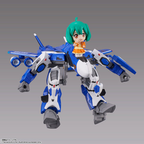 Macross Frontier - Ranka Lee - VF-25G Messiah Valkyrie (Michael Blanc Custom) - Tiny Session - VF-25G Messiah Valkyrie (Michael Use) with Ranka (Bandai Spirits)
