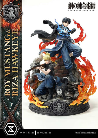 Hagane no Renkinjutsushi Fullmetal Alchemist - Black Hayate - Riza Hawkeye - Roy Mustang - Concept Masterline (CMFMA-02) - 1/6 (Prime 1 Studio)