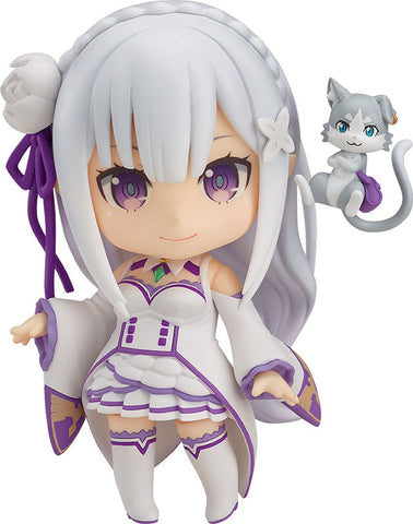 Re:Zero kara Hajimeru Isekai Seikatsu - Emilia - Puck - Nendoroid (#751) - 2025 Re-release (Good Smile Company)