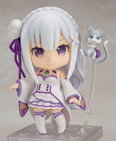 Re:Zero kara Hajimeru Isekai Seikatsu - Emilia - Puck - Nendoroid (#751) - 2025 Re-release (Good Smile Company)