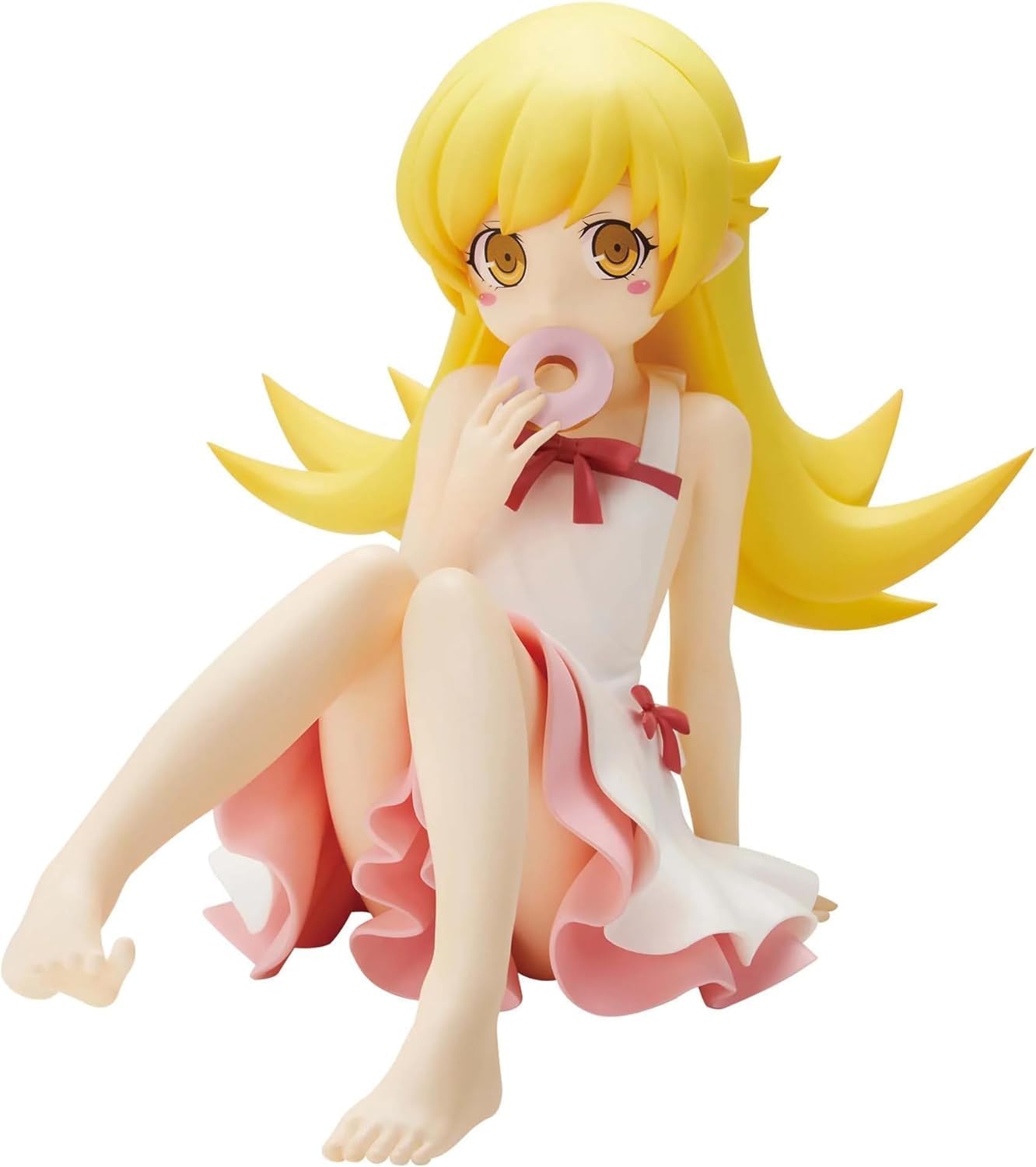 Figurine Oshino Shinobu Relax Time - Monogatari - Banpresto - Manga/Anime - 13 Cm