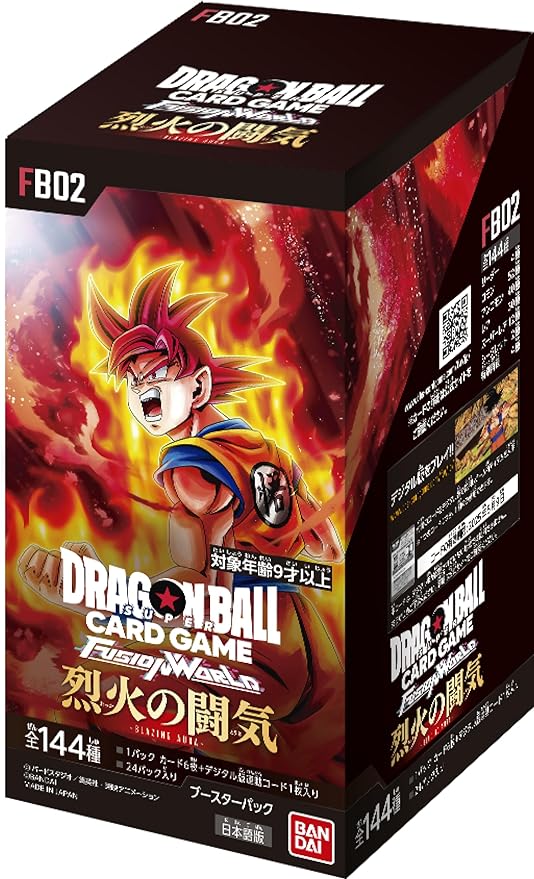 Dragon Ball Super Card Game Fusion World - BLAZING AURA - FB02 - Booster  Box - Japanese Ver (Bandai)