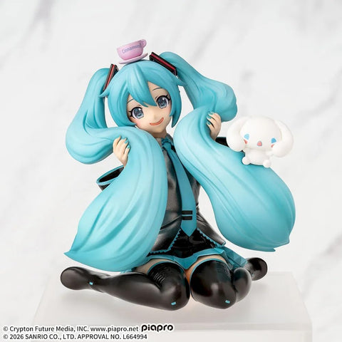 Cinnamoroll - Piapro Characters - Hatsune Miku - Hatsune Miku x Cinnamoroll - Premium Chokonose Figure - Mofutto ver. (Sega Fave)