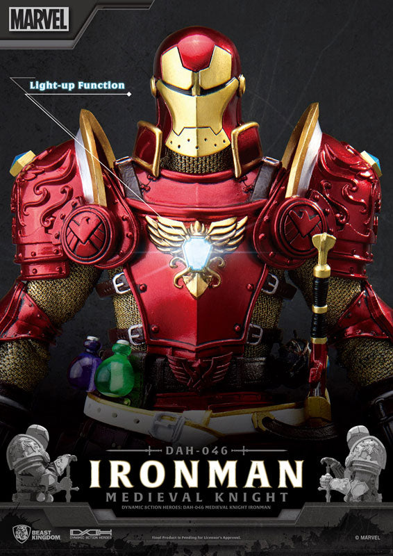 Dynamic Action Heroes #046 "Marvel Comics" Iron Man (Medieval Knight)