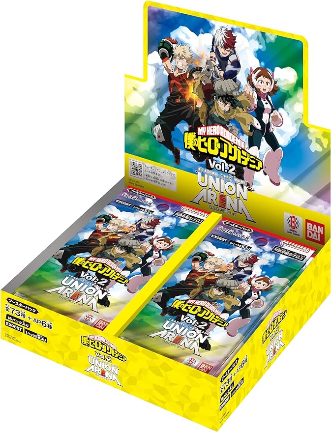 Union Arena My Hero Academia Vol 2 EX06BT Japanese Booster Box Union Arena My Hero Academia Vol 2 EX06BT Japanese Booster Box