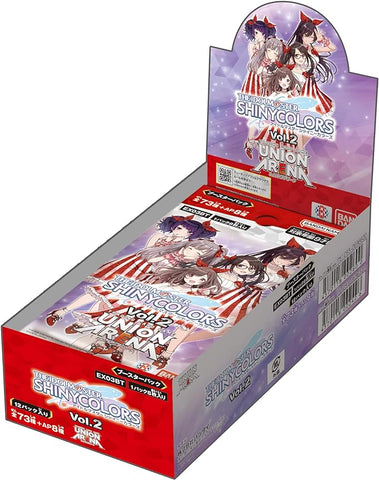 UNION ARENA Trading Card Game - Booster Box - THE iDOLM@STER: Shiny Colors vol. 2 - Japanese ver. (Bandai)