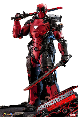 Deadpool - Comic Masterpiece Diecast - Marvel Comics - 1/6- Armorized Warrior Collection - Armorized Deadpool (Hot Toys)