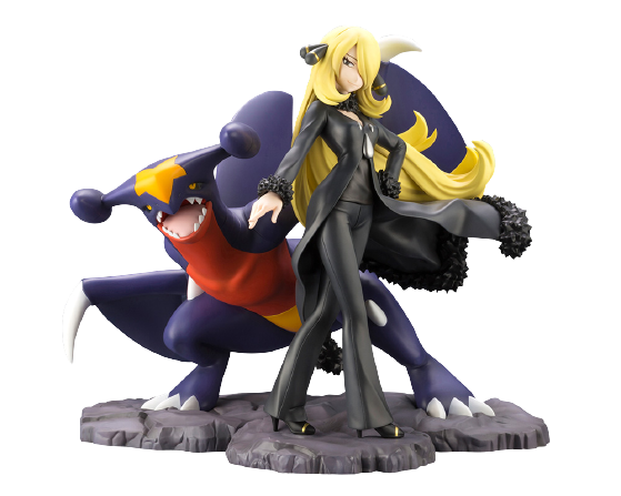 Kotobukiya ARTFX J Pokemon Series - Cynthia with Garchomp Figure