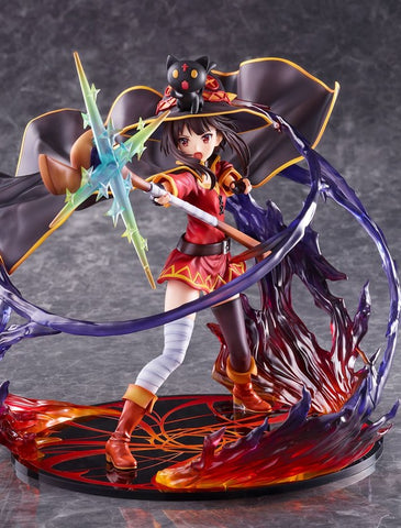 Kono Subarashii Sekai ni Shukufuku o! - Chomusuke - Megumin - Shibuya Scramble Figure - 1/7 - Explosion ver. (Alpha Satellite)