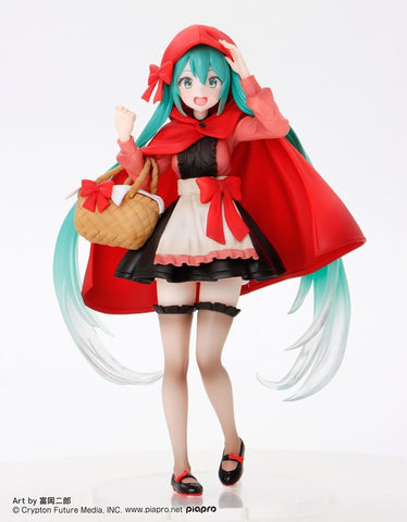 Piapro Characters - Hatsune Miku - Hatsune Miku Wonderland Figure - Red Riding Hood (Taito)