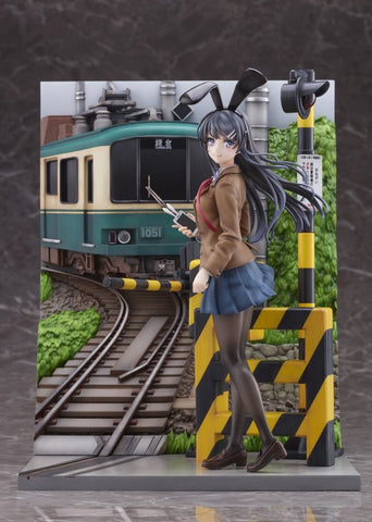 Seishun Buta Yarou wa Bunny Girl Senpai no Yume wo Minai - Sakurajima Mai - Shibuya Scramble Figure - 1/7 - Enoden Ver. (Alpha Satellite)