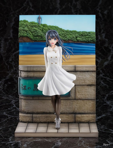 Seishun Buta Yarou wa Bunny Girl Senpai no Yume wo Minai - Makinohara Shouko - Shibuya Scramble Figure - 1/7 - Enoshima Ver. (Alpha Satellite, eStream)
