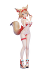Original Character - Kemonomimi Gakuen - Fennec Shalit - 1/7 - Jacket Off Ver. (B'full)