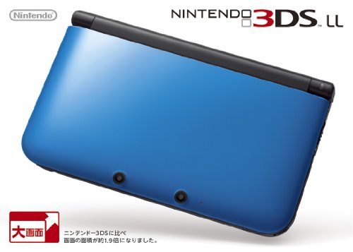 Nintendo 3DS LL (Blue x Black) - Solaris Japan