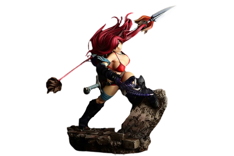 Fairy Tail - Erza Scarlet - 1/6 - the Kishi ver., Another Color :Black Armor: - December 2022 Re-release (Orca Toys)